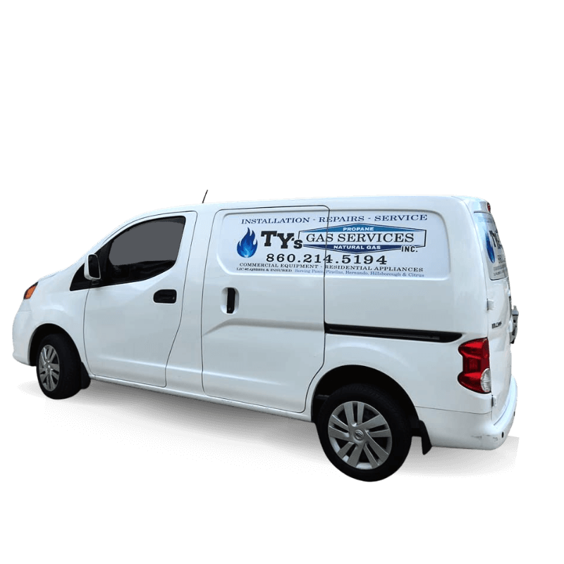 Ty's Gas Services Van